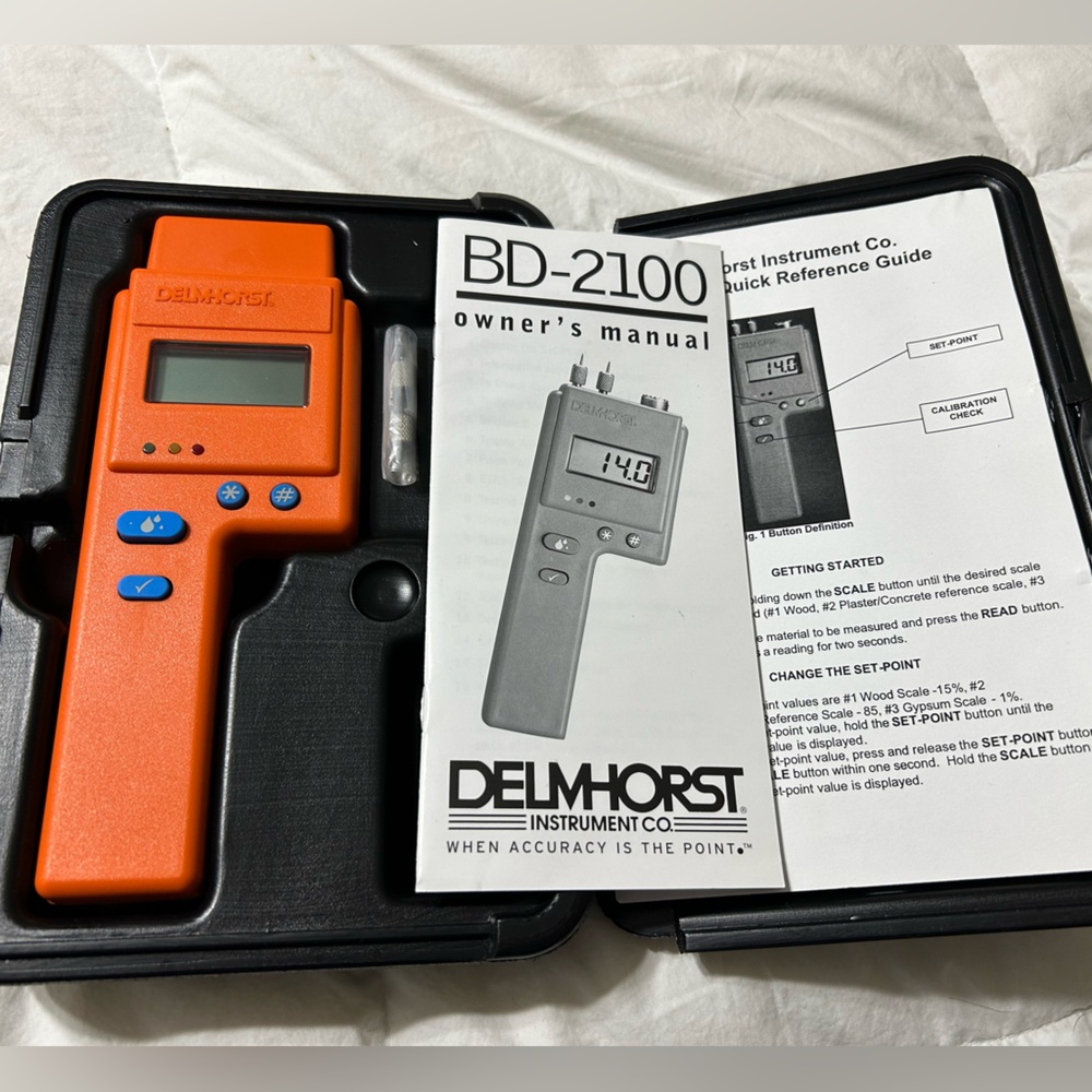 Like New Delmhorst BD-2100 Digital Moisture Meter